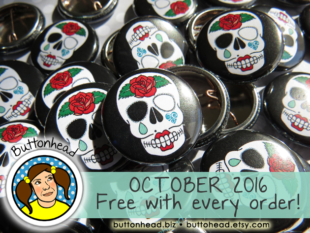 October 2016 Freebie Pin