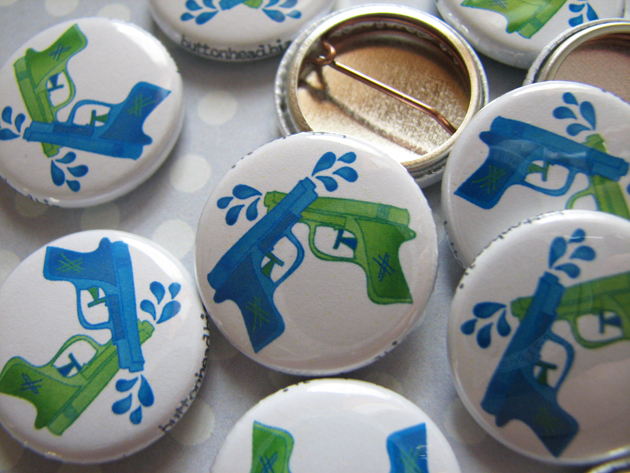 Watergun Freebie Button for July