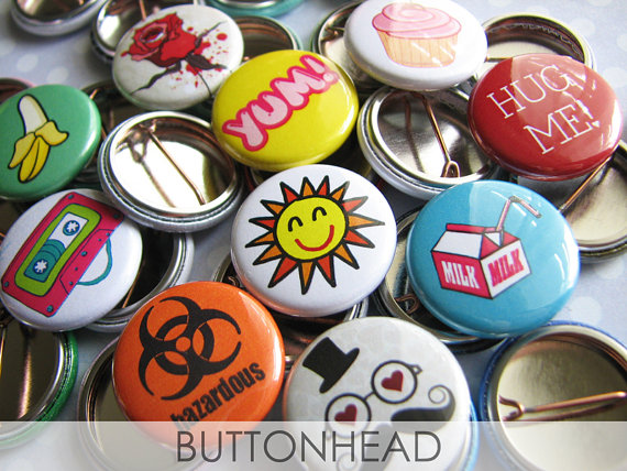 Random Buttons Pins Mix 1 Mini Bulk Resale Wholesale Loose Lot 