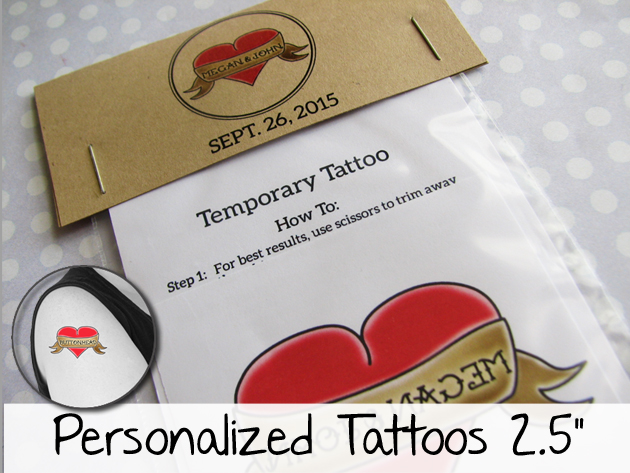 Dress It Up Temporary Tattoo Packaging!