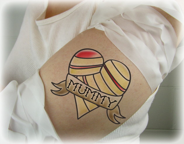 mummy-temporary-tattoo